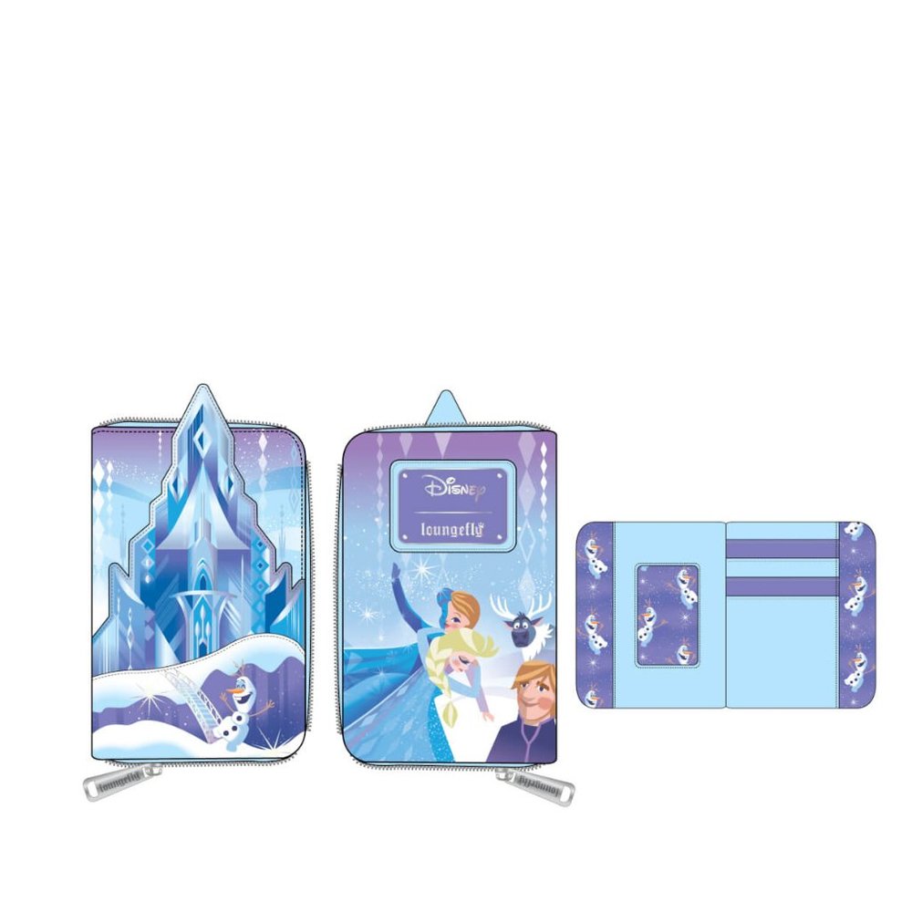 Loungefly Disney Frozen Elsa Ice Castle Zip-Around Wallet